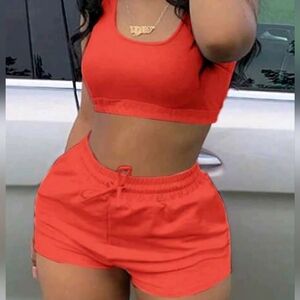 New 2 Piece short set